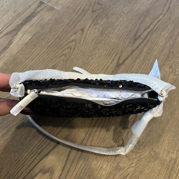 NWT Kate Spade black sequin crossbody - Picture 5 of 5